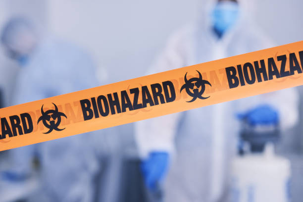 Professional Infectious Disease Decontamination technician working in Mashpee, MA